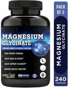 Adorreal Magnesium Glycinate Supplement for Stress Support, Muscle Energy & Heart Health