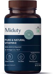 Miduty Pure & Natural Vitamin E - Cataract - Skin & Hair Health - Sunflower oil extract