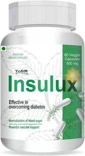Vokin Biotech Herbal Insulux For Endocrine Health & Diabetes Control 500mg
