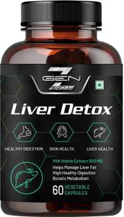 GenZ grow Liver Detox Supplement with Milk Thistle Extract Beetroot 800mg pack 1