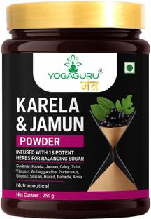 YOGAGURU MANTR Karela Jamun Powder for Maintaining Blood Sugar Levels (250g)
