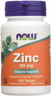 Now Foods ZINC GLUCONATE 50mg 100 TABLETS