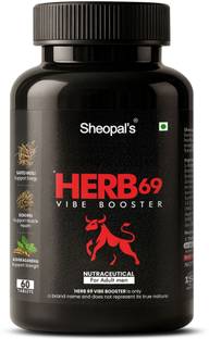 Sheopals Herb 69 Vibe Booster Men Stamina Tablets With Ashwagandha, Safed Musli, Gokhru