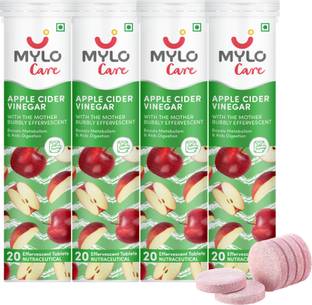 MYLO Care Apple Cider Vinegar Effervescent Tablet with mother for weight loss