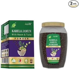Cura Karela Jamun with Neem Powder 100% Pure & Natural ( 250G)