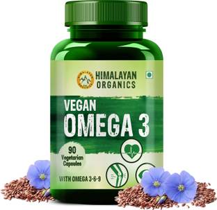 Vlado's Himalayan Organics Omega 3 6 9 Vegan Natural Nutrition Supplement - 90 Capsules