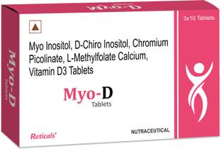 Allen Dale PCOS, PCOD management for women | Myo-inositol,D-Chiro Inositol,(Pack of 30)