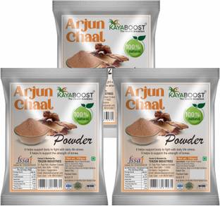 KAYABOOST Arjun ki Chaal Powder, Arjuna Bark, Arjun Chal Tree Kwath, Pack of 3