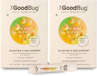The Good Bug Bye Bye Bloat For Acidity Gas & Bloating Relief Lemon Flavoured Powder