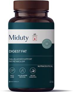 Miduty Digest Fat - Fatty Liver - Gall Bladder- Ox Bile - Pepsin- Fat Metabolism