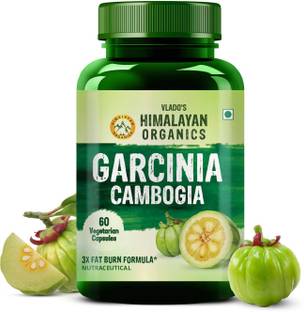 Vlado's Himalayan Organics Garcinia Cambogia Supplement for Weight Management - 60 Veg Capsules