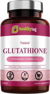 Healthy Tag L Glutathione Skin Lightening with Vitamin E & C Tablets (H61)