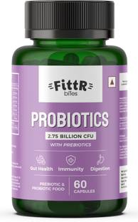 fittr bites Pre and Probiotics Supplement, Supports Digestion, For Men and Women