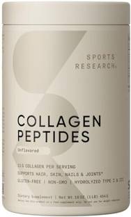 Sports Research Collagen Peptides Powder (16Oz) Grass-Fed, Non-Gmo And Gluten Free-Unflavored