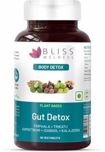 Bliss Welness Gut Detox | Probiotics Trikatu Triphala Avipattikar | Toxin Removal Supplement