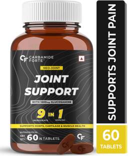 CARBAMIDE FORTE Joint Support Supplement | Glucosamine Tablet 1600mg with Boswellia, Bromelain