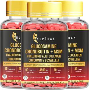 Anupurak Joint Support Supplement | Glucosamine Chondroitin MSM | Mobility & Cartilage