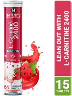 NATURYZ L-Carnitine L Tartrate 2400 mg Fat burner, Weight loss & Energy booster