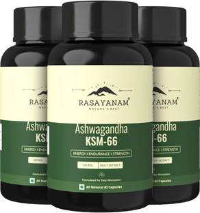 Rasayanam Ashwagandha KSM-66 |Support Strength & Energy| Stress Relief