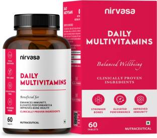 Nirvasa Daily Multivitamin Tablets for Men & Women | For Immunity, Energy, Bone & Joint