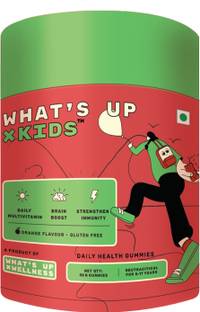 What's Up Wellness Multivitamin Kids Gummies with DHA | 30 Days | Immunity & Brain Boosting