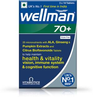 wellman 70+ Multivitamin Health Supplement For Men