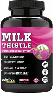 Adorreal Milk Thistle (silymarin) With Dandelion Root Extract for Liver Health