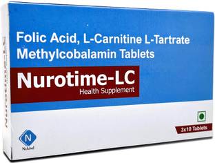 Nukind Nurotime L-Carnitine L-Tartrate Fat burner For Men & Women