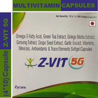 zycare Z VIT 5G MULTIVITAMIN AND MINERALS CAPSULE WITH ANTIOXIDANTS (4*10CAPSULE)