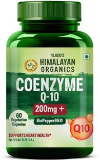 Vlado's Himalayan Organics CoQ10-200mg With BioPepper - 5mg Supplement