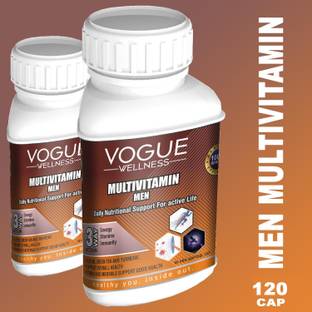 Vogue Wellness Advance Daily Men Multivitamin Tablets for Boost Energy and Immunity
