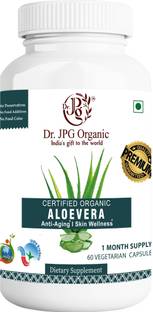 Dr. JPG Organic Aloe Vera Capsules For Skin Wellness 60 Veg. Capsules