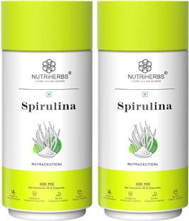 Nutriherbs Spirulina Capsule | Green Super Food for Weight Management & Immunity Booster