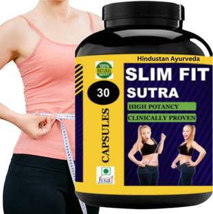 Hindustan Ayurveda Slim Fit Sutra | Weight Loss Body | Fat, Capsule | Pack of 1