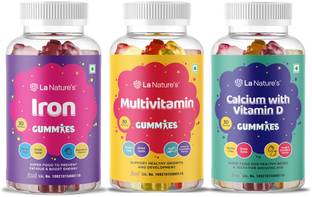 La Natures Iron Multivitamin Calcium with Vitamin D Gummies