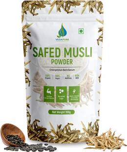 Vedapure Safed Musli Root Powder Supports Vigor & Vitality