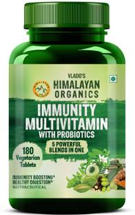 Vlado's Himalayan Organics Immunity Multivitamin with Probiotics - 180 Veg Tablets
