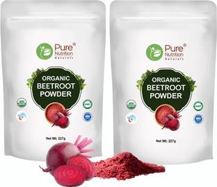 Pure Nutrition 100% Organic Beetroot Powder | Antioxidants for Hair & Skin | USDA Certified