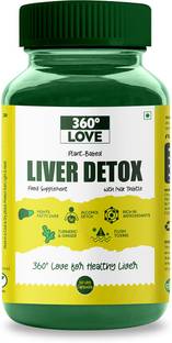 360 LOVE Plant Based Liver Detox Supplement Supports Liver Health & Boosts Metabolism