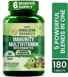 Vlado's Himalayan Organics Immunity Multivitamin with Probiotics - 180 Veg Tablets