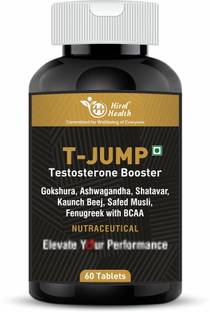 Hiral Health T-JUMP Testosterone Booster for Men, Muscle Growth, Stamina and Endurance