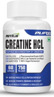 NutriJa Creatine HCL 750 MG- 60 Capsules