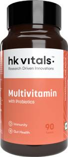 HEALTHKART HK Vitals Multivitamin with Probiotics, Supports Immunity and Gut health