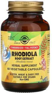 Solgar Rhodiola Root Extract, 60 Vegetable Capsules