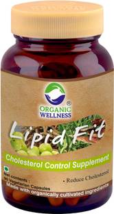 ORGANIC WELLNESS Lipid Fit Cholesterol Control Supplement Helps to Healthy Cardio Vascular