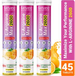 NATURYZ L-Arginine Max 2600 Boost Stamina Increase Blood Flow & Improve Performance