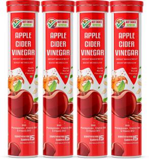 BEST CHOICE NUTRITION Apple Cider Vinegar Effervescent Tablets With Vit B6 & B12 for weight loss