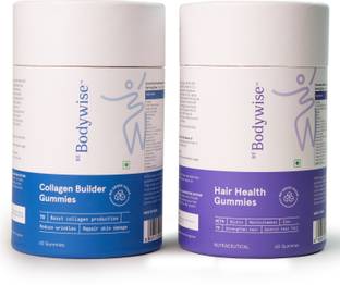 Be Bodywise Hair & Skin Nourish Kit | With Biotin & Vitamin C | 2 Months Pack