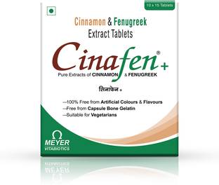CINAFEN Plus tablets with Cinnamon and Fenugreek extracts to improve metabolism