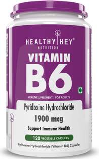 HealthyHey Nutrition Vitamin B6 Pyridoxine - Veg. Capsules